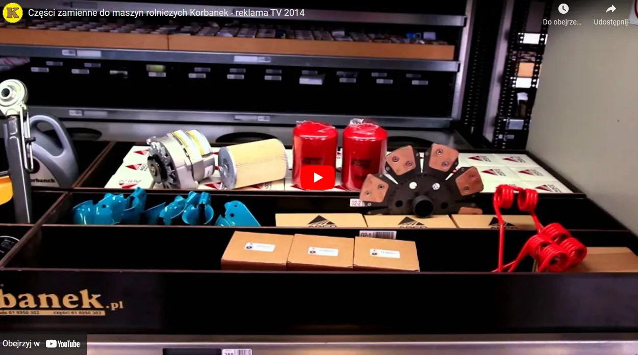 Części zamienne do ciągników- sklep